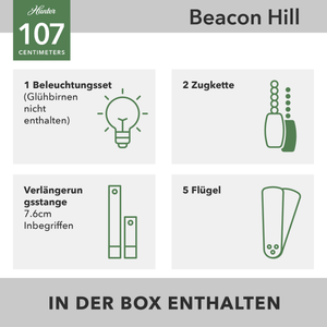 Hunter Deckenventilator Beacon Hill 107cm - hunterfan.de