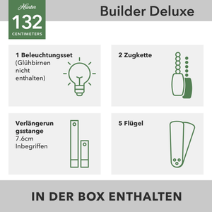 Hunter Deckenventilator Builder Deluxe 132cm - hunterfan.de