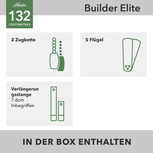 Hunter Deckenventilator Builder Elite 132cm - hunterfan.de